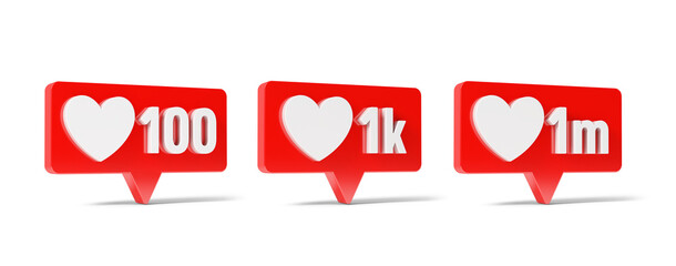 Social media. One hundred like, thousand like, million like.