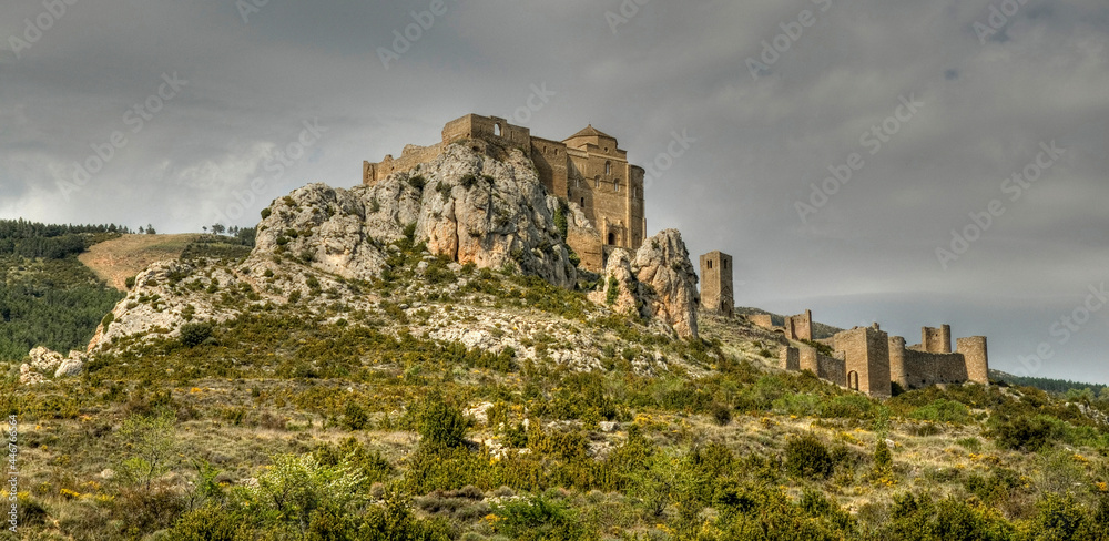 Poster château de loarre, aragon, espagne