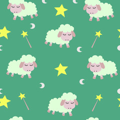 pattern with sheep