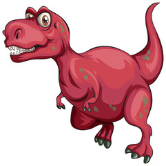 A Raptorex dinosaur cartoon character