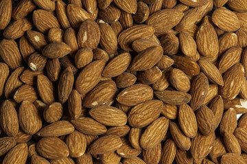 Almonds. Almond Kernels for Background or Texture