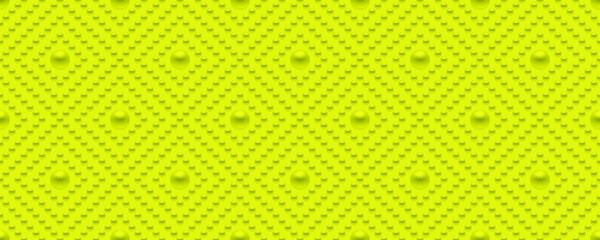 Yellow luxury background with yellow beads. Seamless vector illustration. 