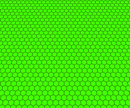 Green Hexagon Background Vector Design
