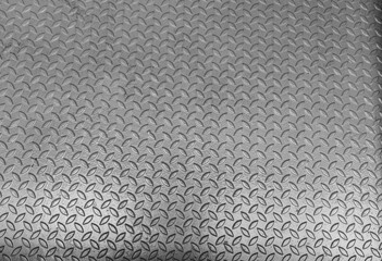 Metal floor plate pattern Black