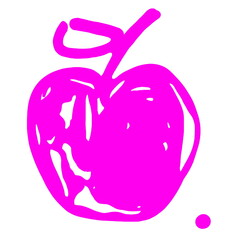 illustration of an apple