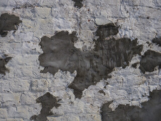 Abstract old white brick wall textured background