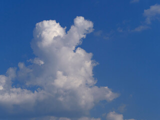 beautiful blue sky with cloud