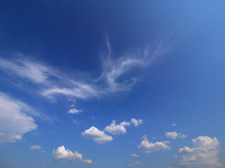 beautiful blue sky with cloud