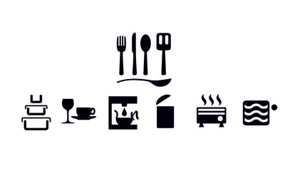  Kitchenware, Cooking Utensils and Appliances Icon