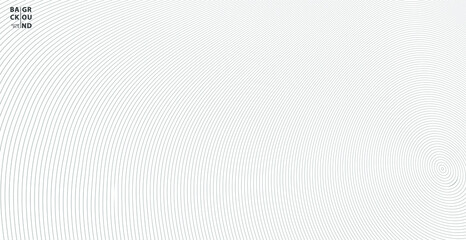 Fototapeta na wymiar Abstract vector circle halftone black background. Gradient retro line pattern design. Monochrome graphic. Circle for sound wave. vector illustration