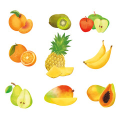 Collection of various fresh fruits.