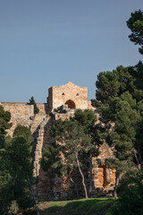 Fototapeta na wymiar views of the ancient Sagunto Castle 