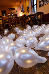 Luftballons bei einer Hochzeitsfeier