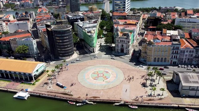 Metropole view of Marco Zero square in Recife coastal city, Pernambuco, Brazil.Metropole view of Marco Zero square in Recife coastal city, Pernambuco, Brazil.Metropole view of Marco Zero square.
