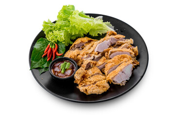 Fried pork with fish sauce