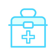 Illustration Vector Graphic of Medical First Aid Kit Box icon 