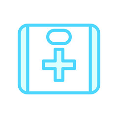 Illustration Vector Graphic of Medical First Aid Kit Box icon 