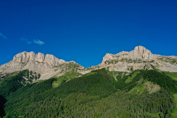 aerial view on the grand veymont