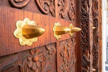 Photo sur Plexiglas Zanzibar zanzibar wooden door detail