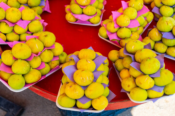 ANTALYA, TURKEY: Sale of fresh figs. Grocery traditional Turkish bazaar in Antalya.