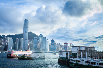 Fototapeta premium 홍콩의 야경