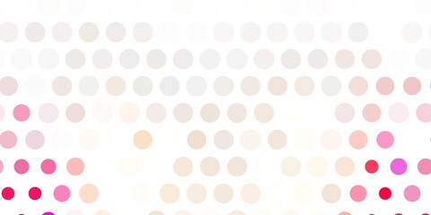 Light red vector backdrop with dots.