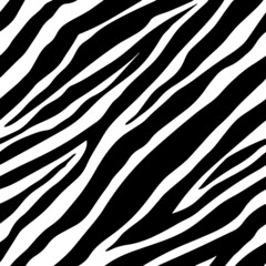 Black & White zebra skin pattern