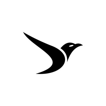 recommend clip art: Blackbird logo design. color flat logo vector