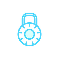 Illustration Vector Graphic of Padlock icon