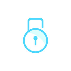 Illustration Vector Graphic of Padlock icon