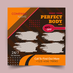 Creative Social Media Banner Design Template
