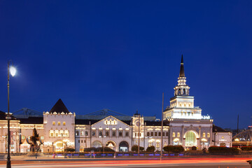 Kievsky railway station was built in Moscow in 1917-1934