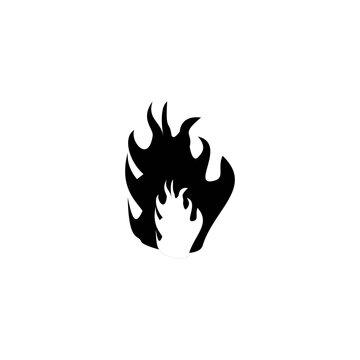  fire flame icon, fire icon vector symbol illustration