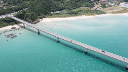 角島大橋 山口県 ドローン空撮