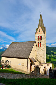 church of san michele villandro south tyrol italy