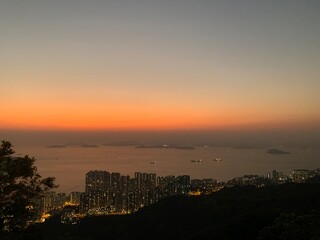 Hong Kong sunset
