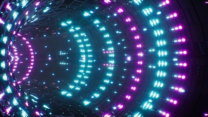 Glittering Neon Light Lamp VJ Tunnel