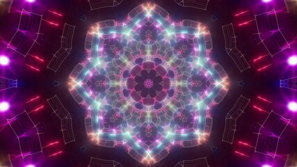 Colorful Flower Light Background