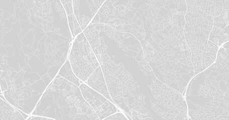 Obraz na płótnie Canvas Urban vector city map of Sollentuna, Sweden, Europe