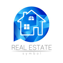 Real Estate Logo Vector Design House Logo Brand Identity . Company Sign Btanding Elements with House and Building