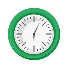 green clock watch