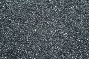 Black polyurethane foam texture background