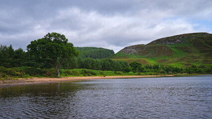 Loch Brora in Sutherland in the Highlands
