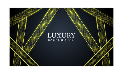 Black Golden Luxury Background Design 