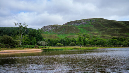 Loch Brora in Sutherland in the Highlands