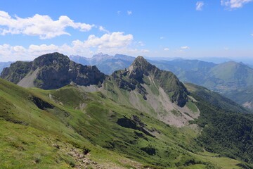 Naklejka premium montagne