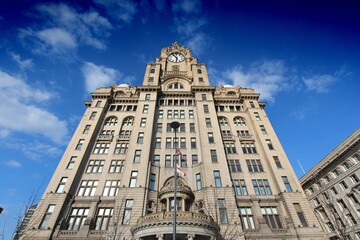 Liverpool city Royal Liver Building
