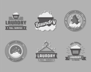 six Laundry stamps