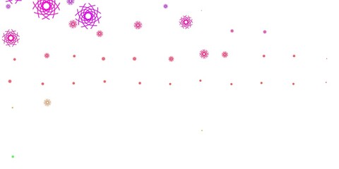 Light Pink, Green vector template with abstract forms.