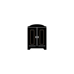 Wardrobe icon logo, vector design i